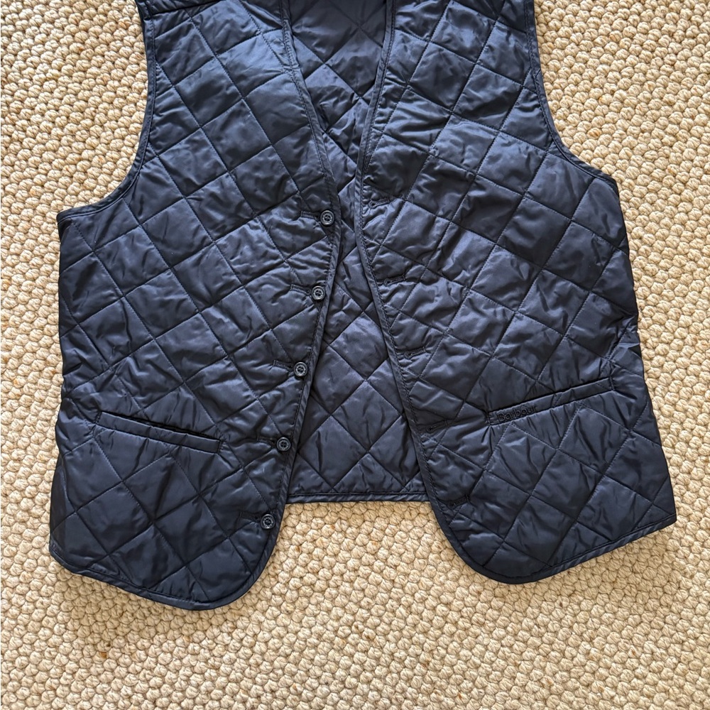 Barbour Black Quilted Vest Jackets & Coats